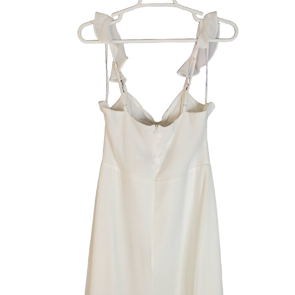 Lulus The‎ Way to Love White Ruffled Maxi Dress Medium - Picture 9 of 16